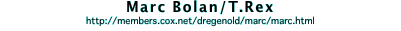 Marc Bolan/T.Rex